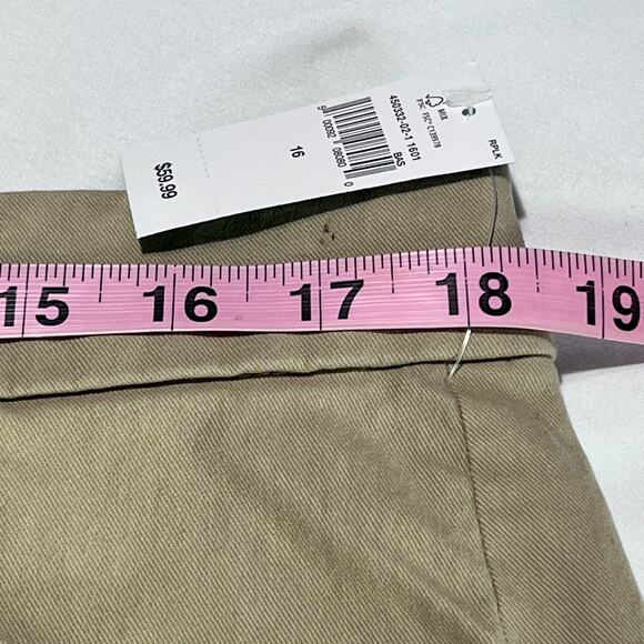 GAP Slim Ankle Khaki Pants Size 16 Women’s Tan Stretch Chino NWT Workwear - Picture 4 of 9